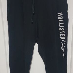 (Ladies size M) High Waist Black Jogger Hollister Pants